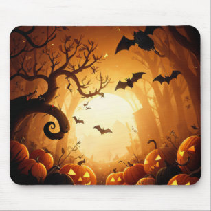 Halloween/Bat/Pumpkin/Fall  Mouse Pad