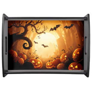 Halloween/Bat/Pumpkin/Fall  Serving Tray