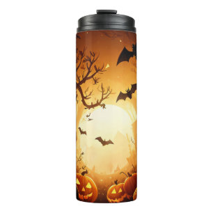 Halloween/Bat/Pumpkin/Fall  Thermal Tumbler