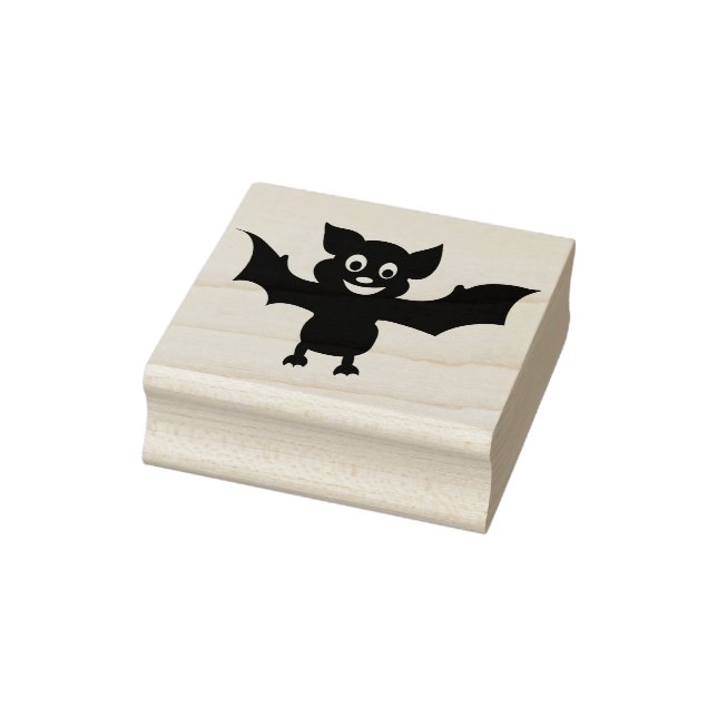 Halloween Bat Rubber Stamp (Stamp)