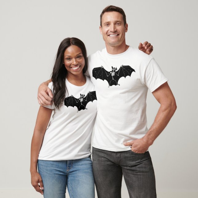 Halloween bat skeleton longsleeve T-Shirt (Unisex)
