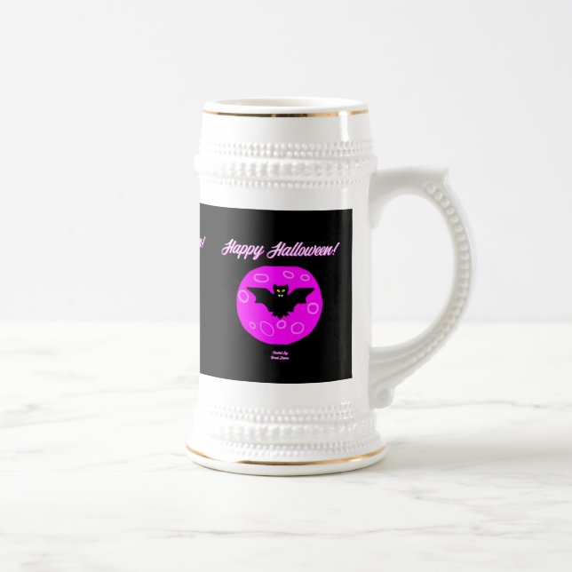 Halloween Bat Stein Mug (Right)