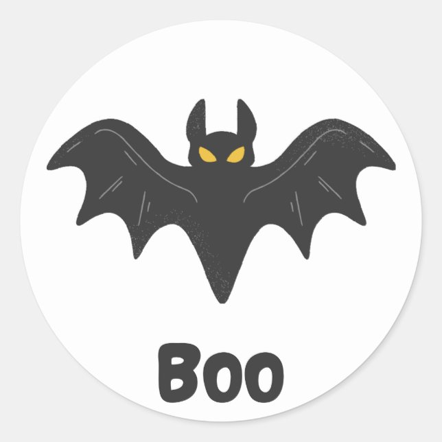 Halloween Bat Sticker (Front)