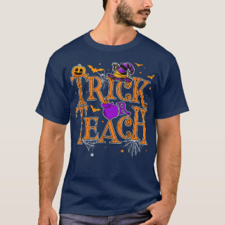 Halloween Bat Teacher Prek Preschool Kindergarten T-Shirt