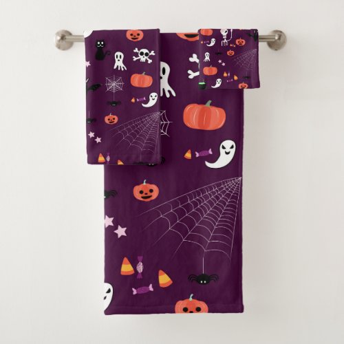 Halloween Bath Towel Set