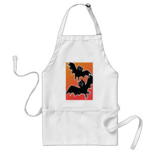 Halloween Bats 2 Adult Apron