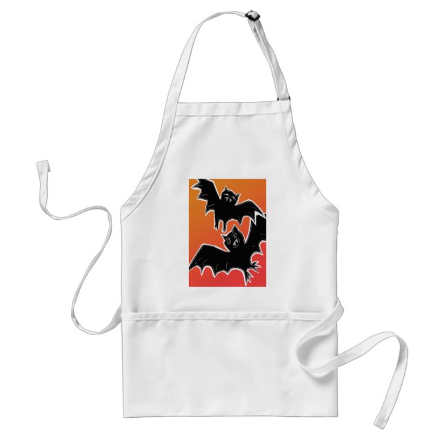 Halloween Bats 2 Adult Apron (Front)