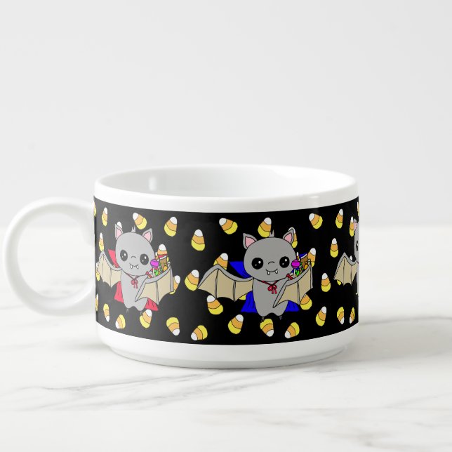 Halloween Bats and Candy Corn Bowl (Right)