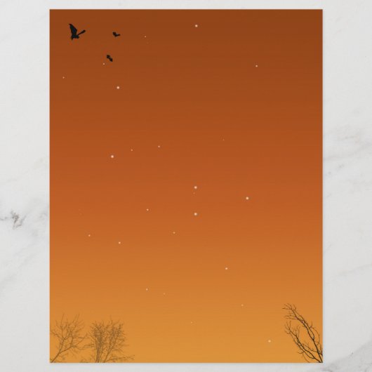 Halloween Bats and Trees (Front)