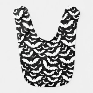 Halloween Bats Baby Bib