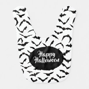 Halloween Bats  Baby Bib