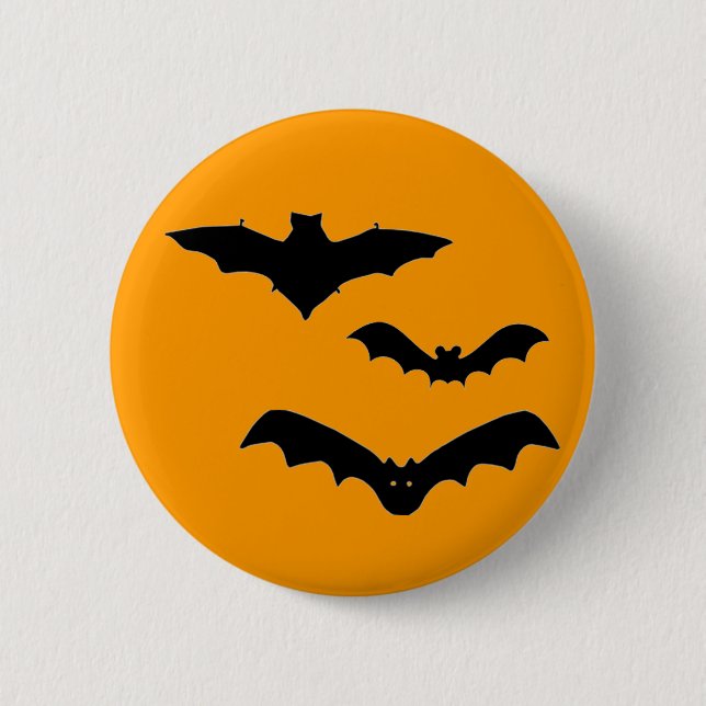 Halloween Bats Button (Front)