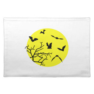 Halloween bats  cloth placemat