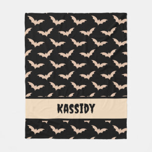 Halloween Bats Fleece Blanket