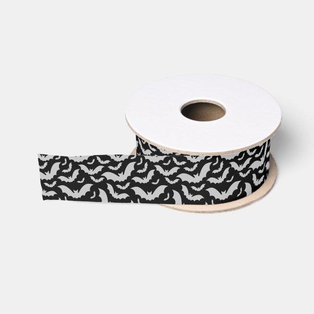 Halloween Bats Grosgrain Ribbon (Spool)