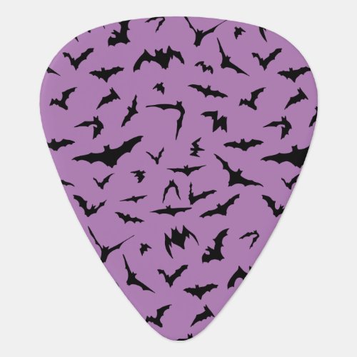 Halloween Bats Kids Custom Color Guitar Pick