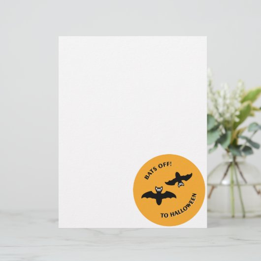 Halloween Bats Orange (Standing Front)