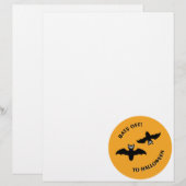 Halloween Bats Orange (Front/Back)