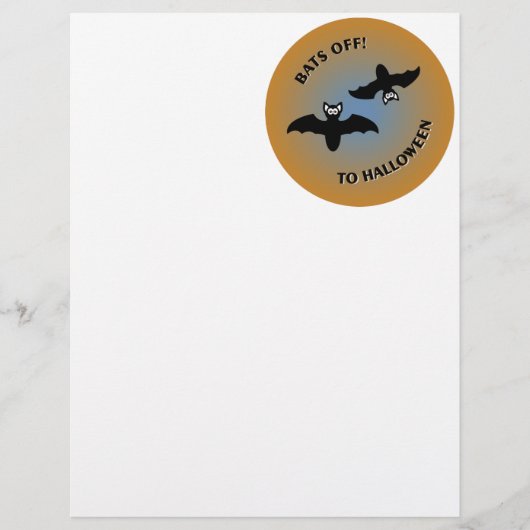 Halloween Bats Orange Blue (Front)