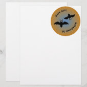 Halloween Bats Orange Blue (Front/Back)