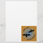 Halloween Bats Orange Blue (Front)