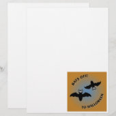 Halloween Bats Orange Blue (Front/Back)