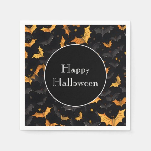 Halloween Bats Paper Napkins