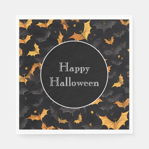 Halloween Bats Paper Napkins