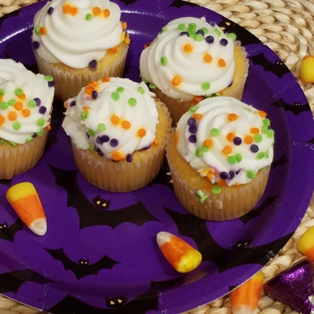 Halloween Bats Paper Plates (Creator Uploaded)