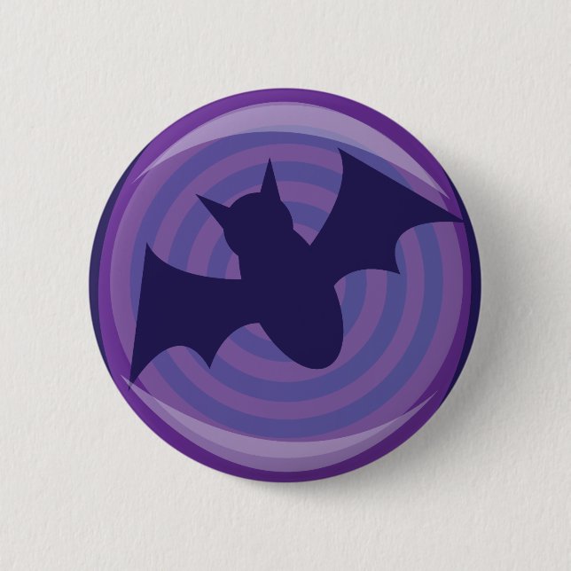 Halloween Bats Pinback Button (Front)