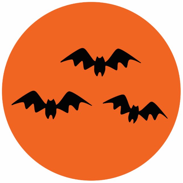 Halloween Bats Statuette (Front)