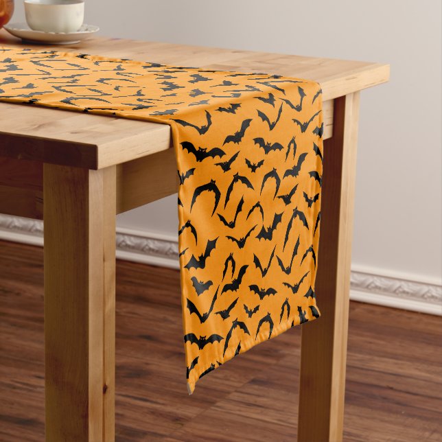 Halloween Bats Table Runner (In Situ)