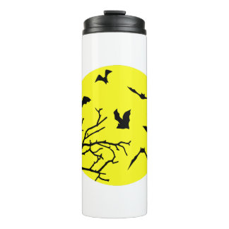 Halloween bats  thermal tumbler