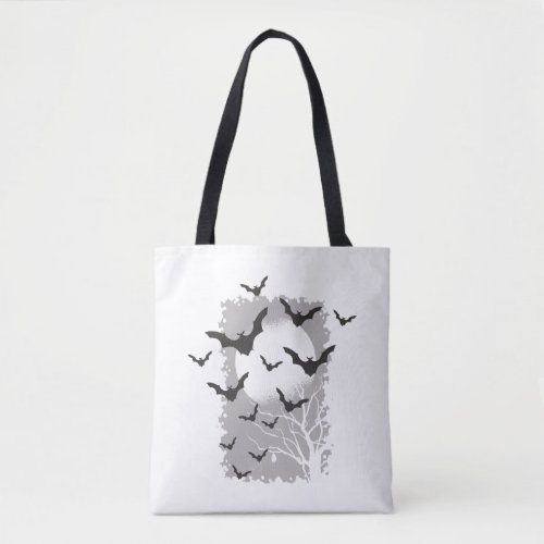 halloween bats   tote bag