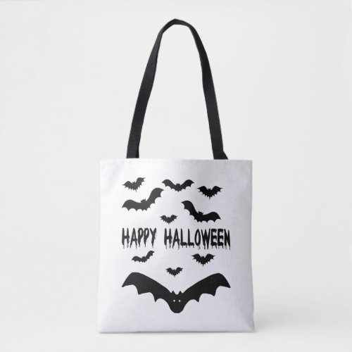 Halloween bats  tote bag