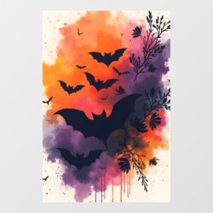 Halloween Bats Window Cling