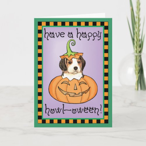 Halloween Beagle Card