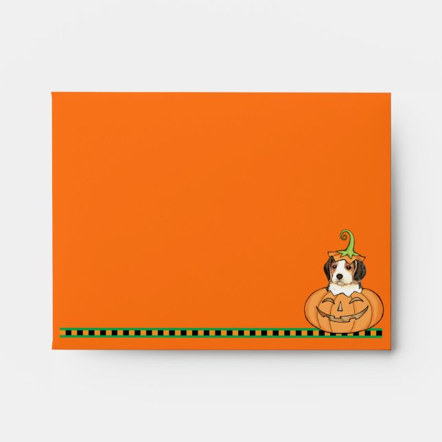 Halloween Beagle Envelope (Front)