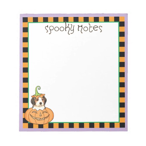 Halloween Beagle Notepad