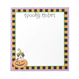 Halloween Beardie Notepad