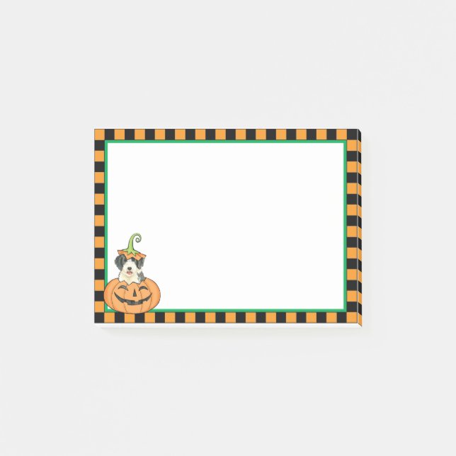 Halloween Beardie Post-it Notes (Front)