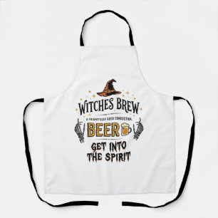 Halloween Beer Hocus Pocus Funny Vintage_1 Apron