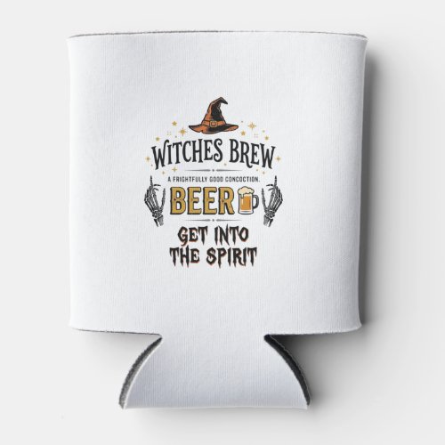 Halloween Beer Hocus Pocus Funny Vintage_1 Can Cooler
