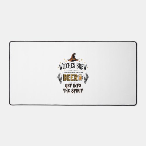 Halloween Beer Hocus Pocus Funny Vintage_1 Desk Mat
