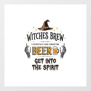 Halloween Beer Hocus Pocus Funny Vintage_1 Floor Decals