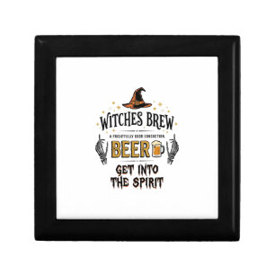 Halloween Beer Hocus Pocus Funny Vintage_1 Gift Box