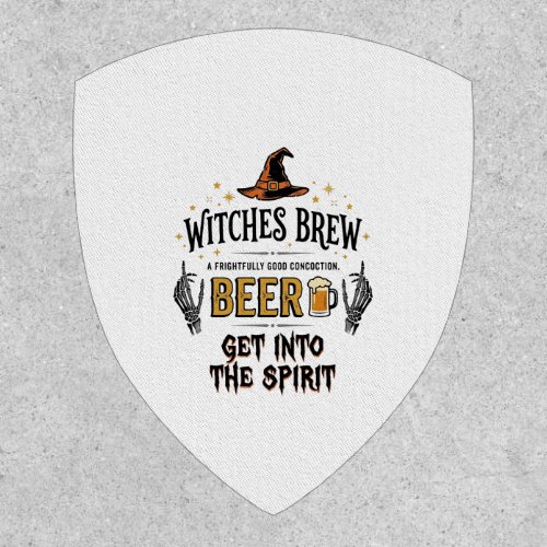 Halloween Beer Hocus Pocus Funny Vintage_1 Patch