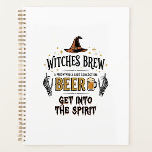 Halloween Beer Hocus Pocus Funny Vintage_1 Planner