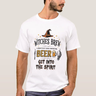 Halloween Beer Hocus Pocus Funny Vintage_1 T-Shirt
