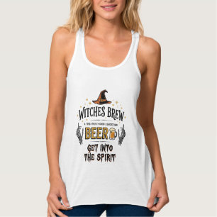 Halloween Beer Hocus Pocus Funny Vintage_1 Tank Top